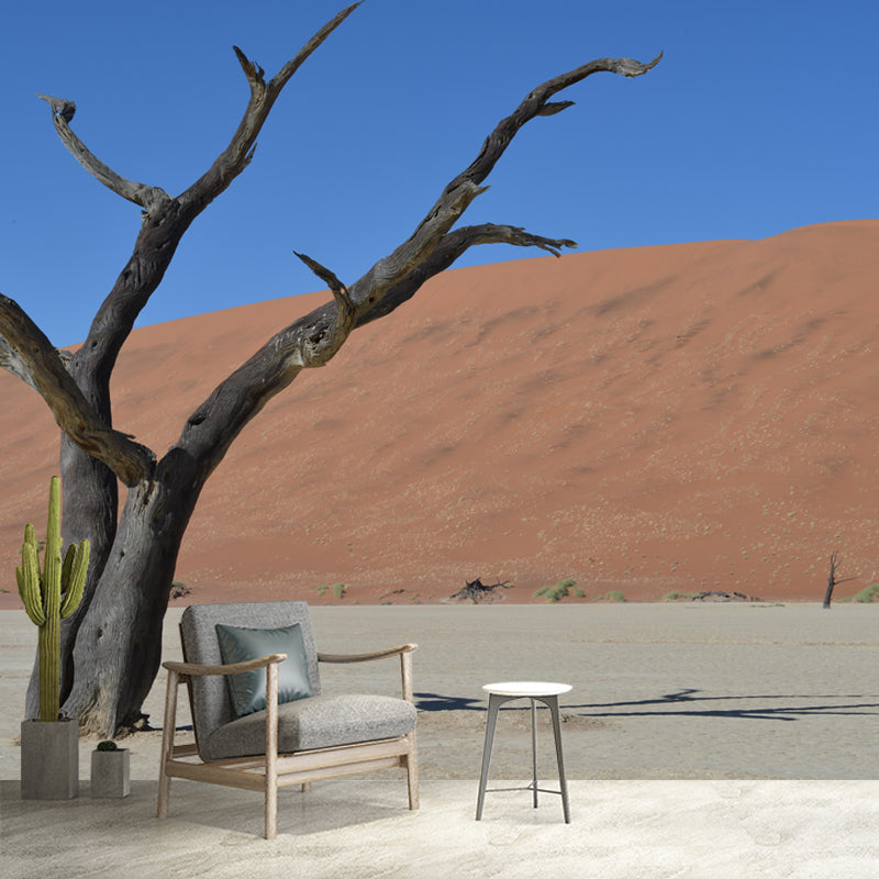 Desert Landscape Mural Photography Wall Decor for Sitting Room