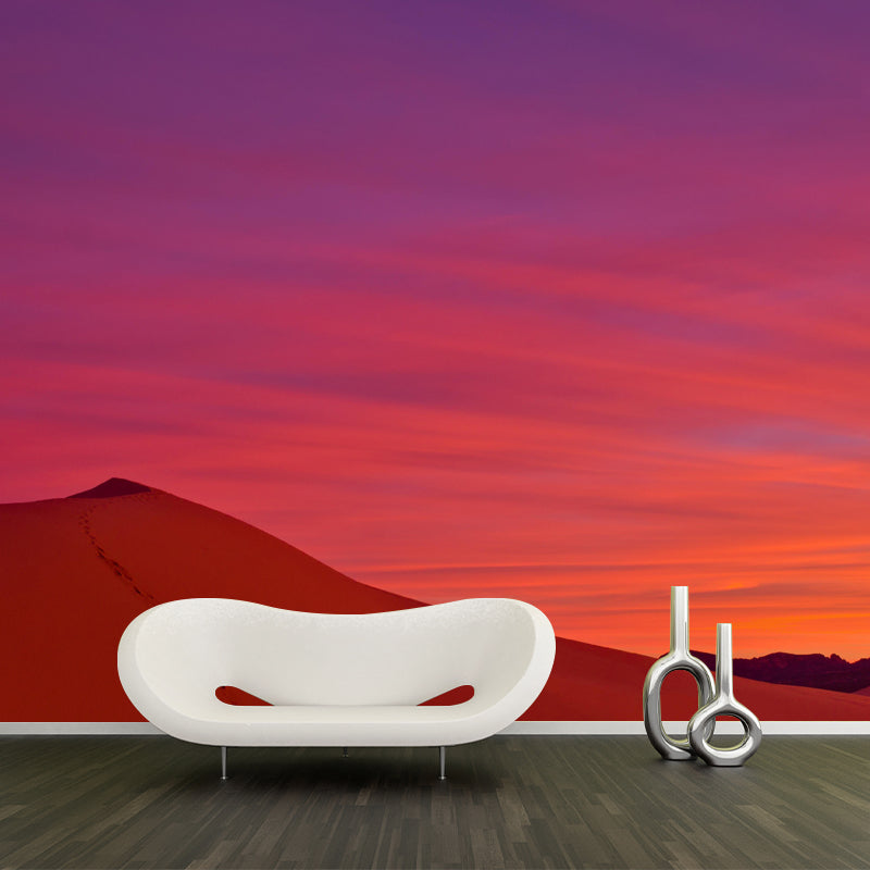 Desert Scenery Mural Environment Friendly Wallpaper Home Decoration for Dining Room