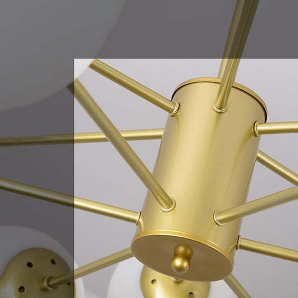 Plafonnier géométrique semi-encastré, plafonnier semi-encastré contemporain