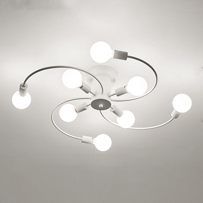 Semi-Flush Ceiling Lights Contemporary Geometric Flush Mount Light Ceiling Light Fixtures