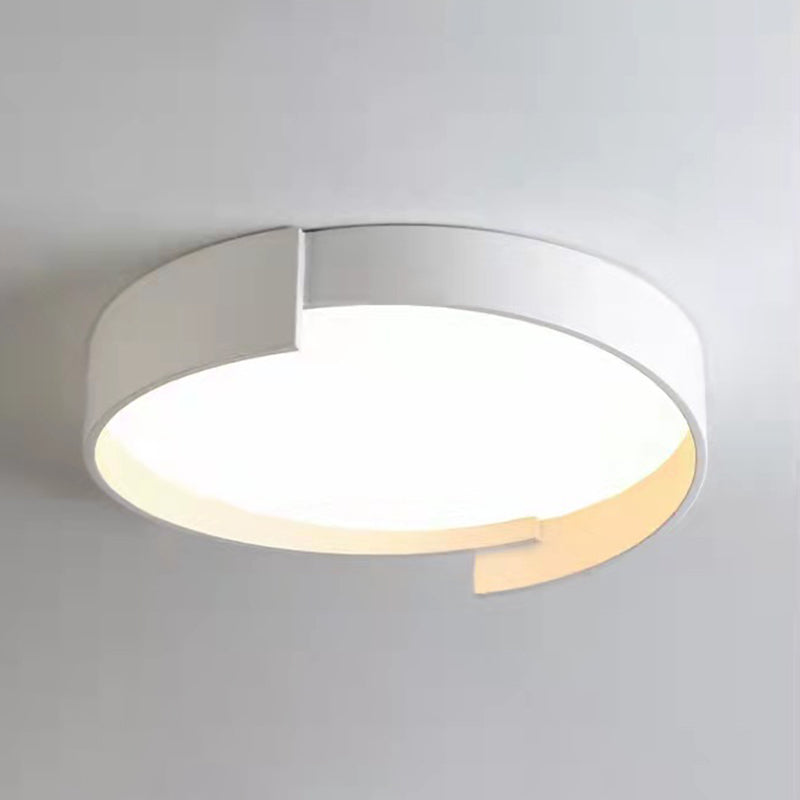 Modern Style 1-Light Round Shade Flush Mount Flush Mount Ceiling Light Fixture