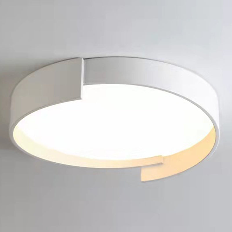 Modern Style 1-Light Round Shade Flush Mount Flush Mount Ceiling Light Fixture