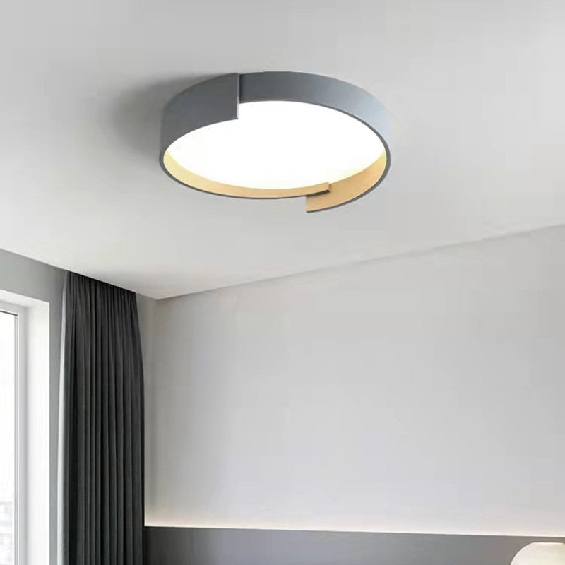 Modern Style 1-Light Round Shade Flush Mount Flush Mount Ceiling Light Fixture