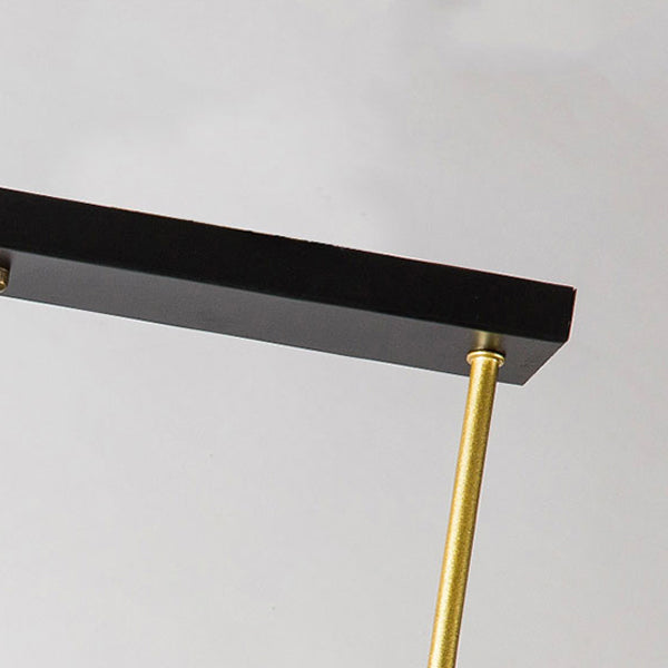 Éclairage pendentif île industriel cône