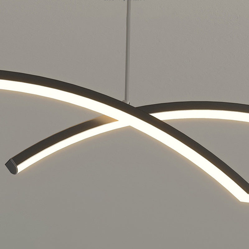 Linear Island Lights Modern Kitchen Island Lighting Metal 2 Light Island Pendant Lights