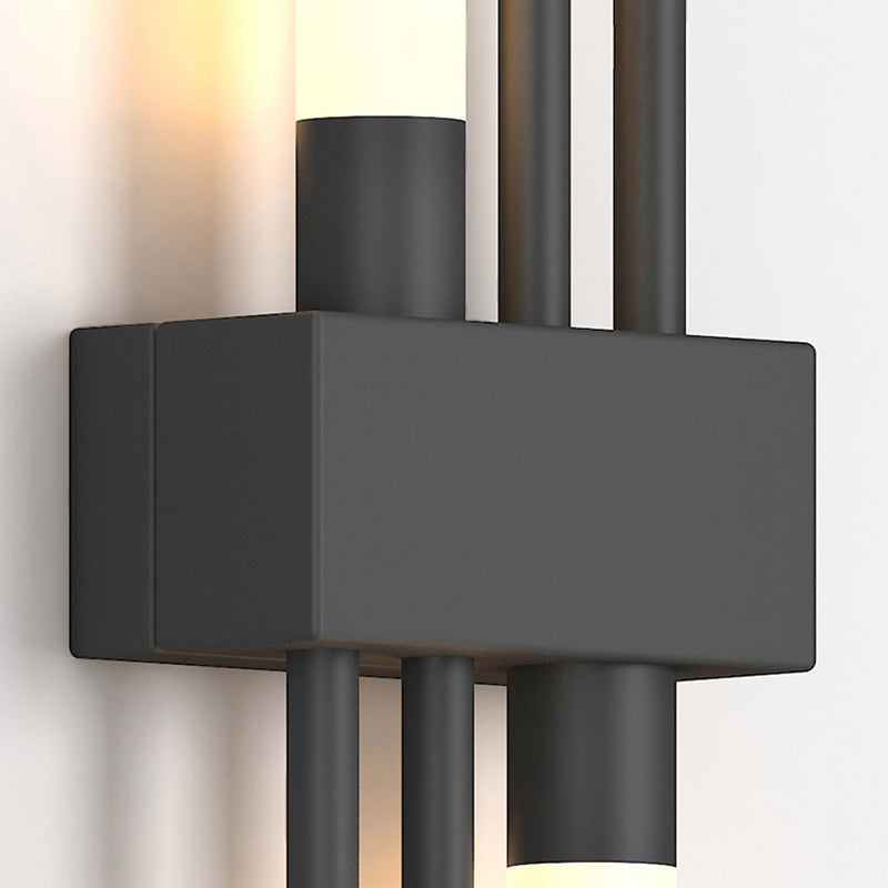 Stile moderno Apparecchi per illuminazione a parete a 1 luce lampada montata a parete in metallo geometrico