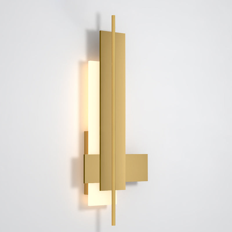 Stile moderno Apparecchi per illuminazione a parete a 1 luce lampada montata a parete in metallo geometrico