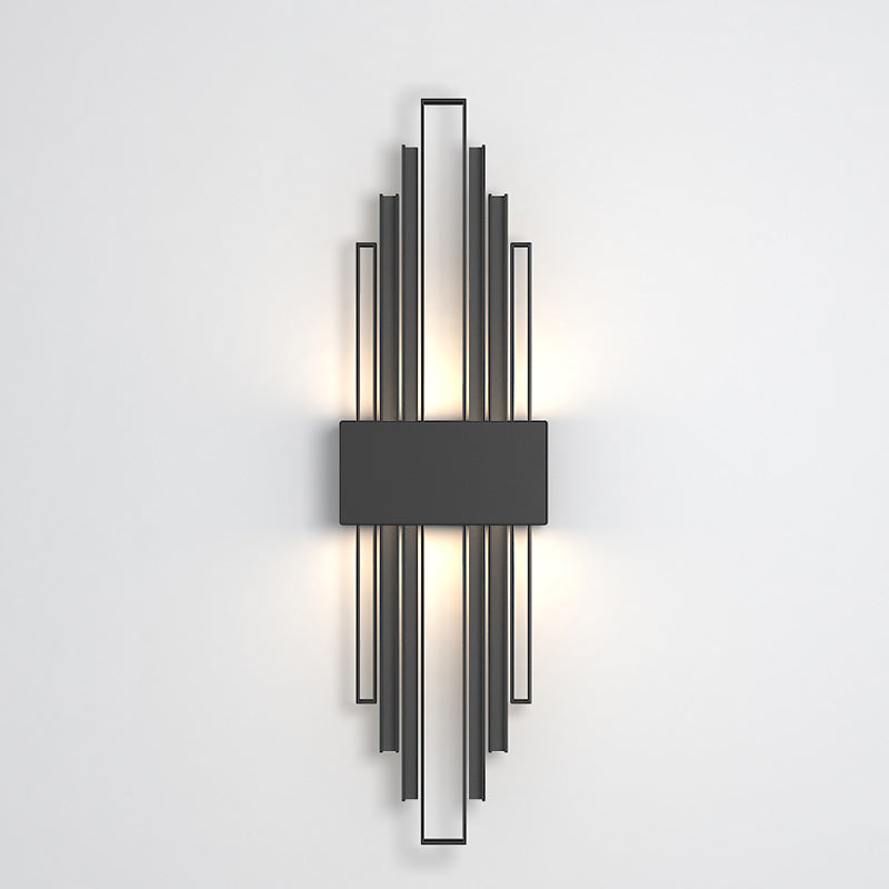 Stile moderno Apparecchi per illuminazione a parete a 1 luce lampada montata a parete in metallo geometrico