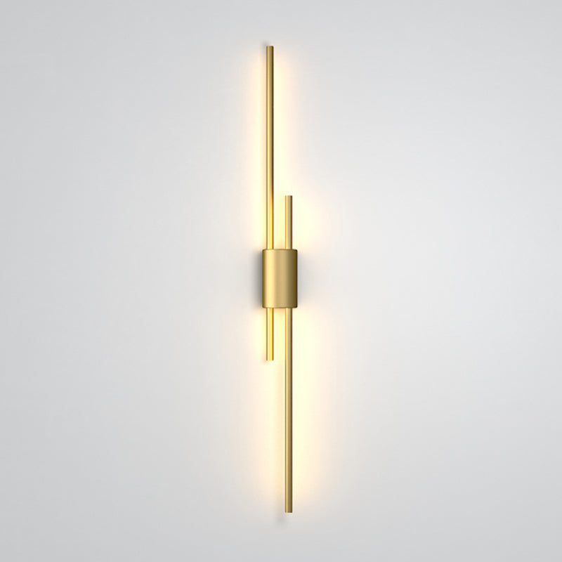 Metal Multi Lights Wall Mount Lighting Linear Modern Style Sconce Light Fixtures