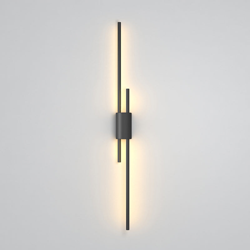Metal Multi Lights Wall Mount Lighting Linear Modern Style Sconce Light Fixtures