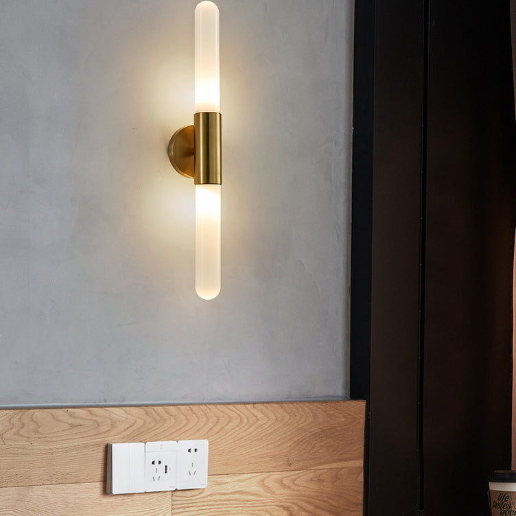 Lampada a parete contemporanea montata a parete lampada a 1 luci a 1 luci per il bagno