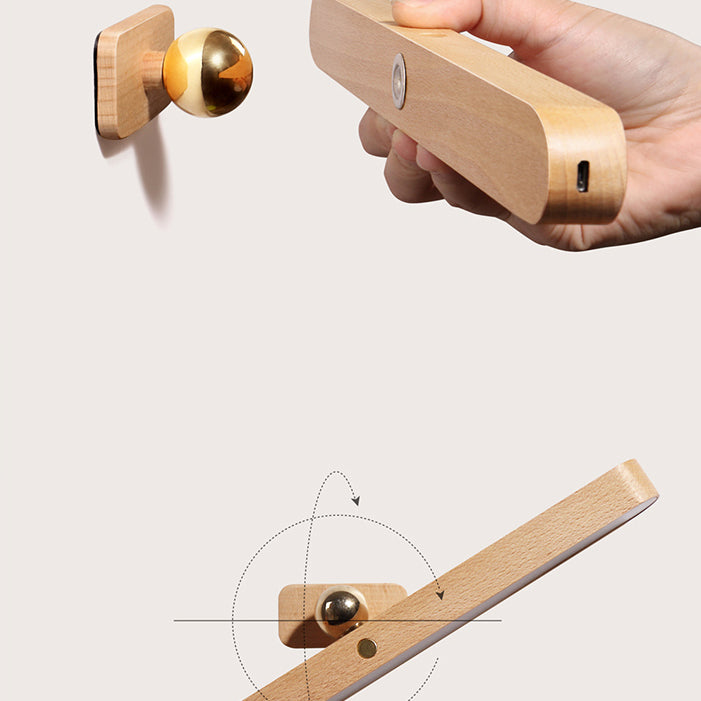 Lampada con palette lineari in legno Pronchine Minimalismo SCONCE PER BAGNI