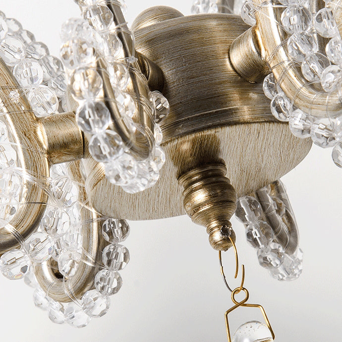 Silver Chandelier Light Fixtures Sputnik Traditional Ceiling Light Fixture for Bedroom