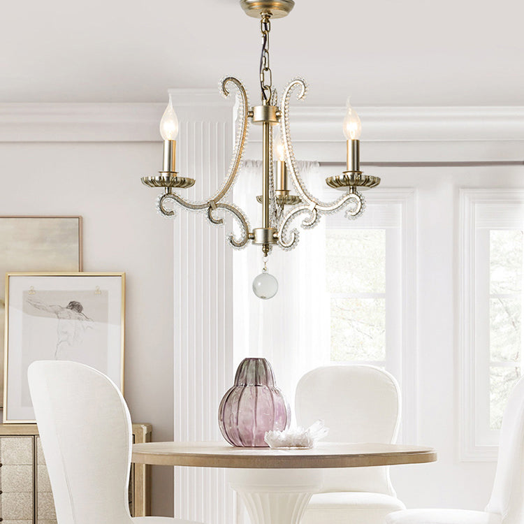 Silver Chandelier Light Fixtures Sputnik Traditional Ceiling Light Fixture for Bedroom