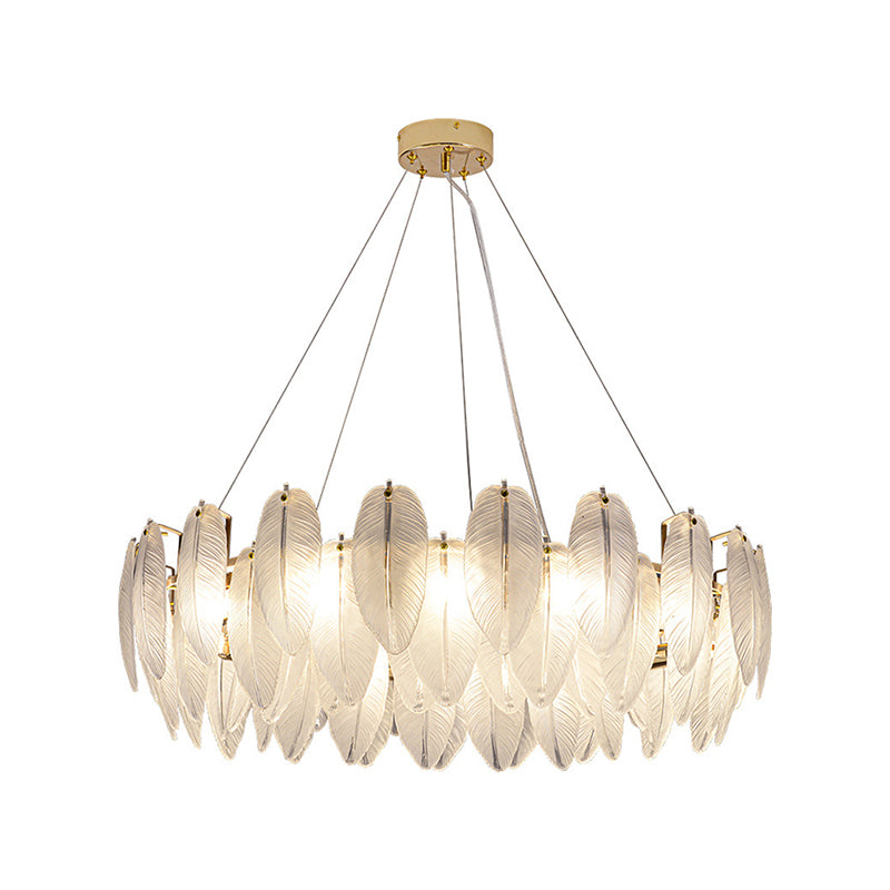Luz de lámpara de plumas de lámpara de lámpara de vidrio glaseado vintage iluminación para restaurante