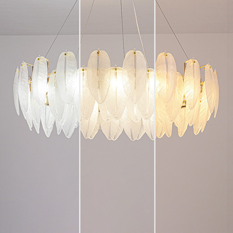 Luz de lámpara de plumas de lámpara de lámpara de vidrio glaseado vintage iluminación para restaurante