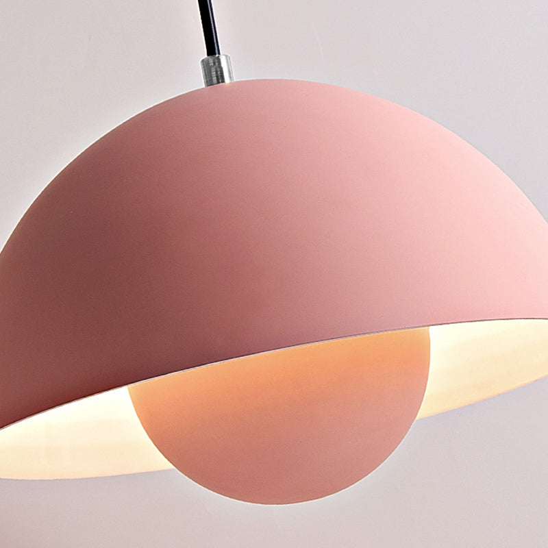 Domina Domina Caballero colgante Cosco Ligero de metal Macaron Cosculado de iluminación de iluminación