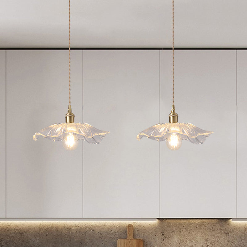Blumenglas Anhänger Deckenleuchte Einfachheit Stil klarer Anhänger Beleuchtung