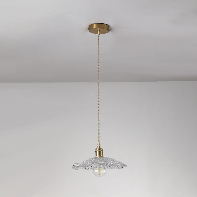 Blumenglas Anhänger Deckenleuchte Einfachheit Stil klarer Anhänger Beleuchtung