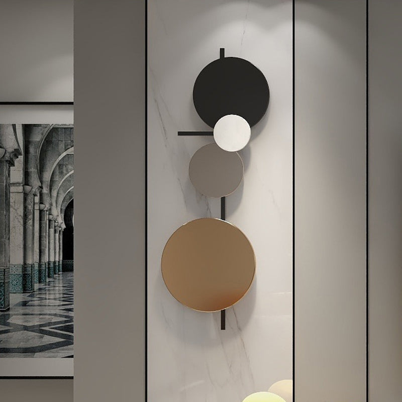 Art Deco 1 leichte Wandleuchten beleuchtet schmiedeeisere postmoderne Wandleuchten