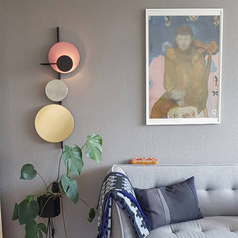 Art Deco 1 leichte Wandleuchten beleuchtet schmiedeeisere postmoderne Wandleuchten