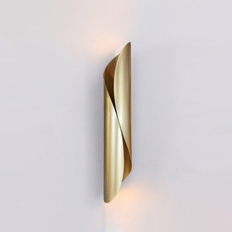 Lámpara de pared de retroiluminación de estilo de pared de metal de estilo posmoderno para el corredor de la noche