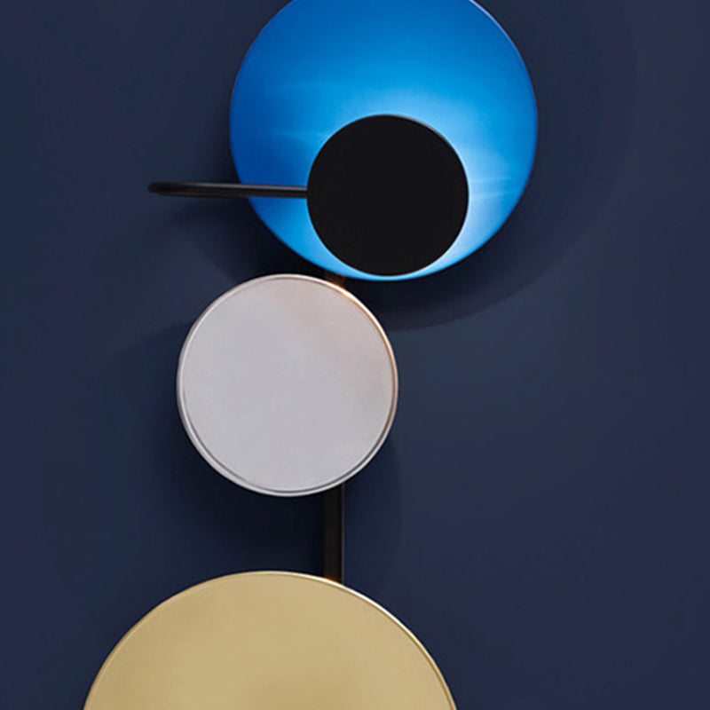 1 Light Wall Mounted Light Fixture Postmodern Metal Design Sconce Light Fixture