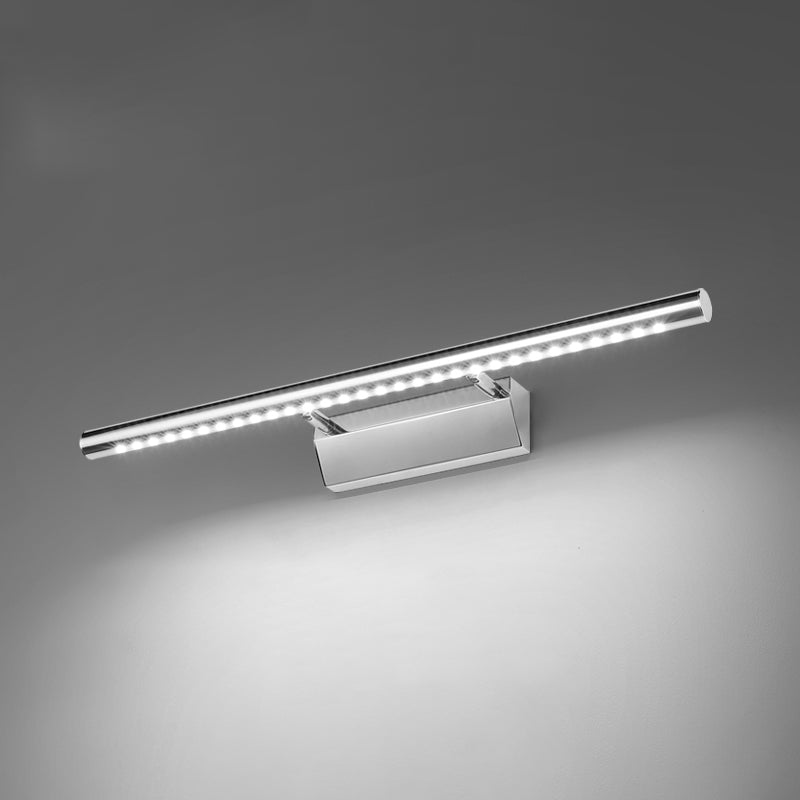 Silber Einfachheit Eitelkeit Wandleuchten LED -Wandleuchte Spiegel vordere Licht