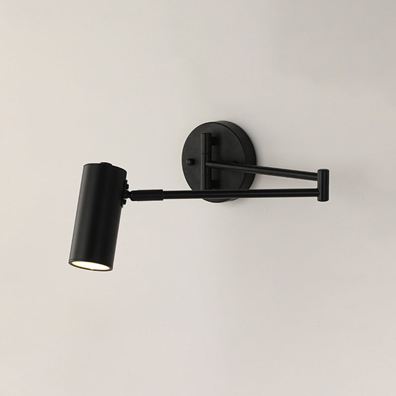 Adjustable Wall Sconce Light Contemporary Modern Metal Shade Wall Light for Bedroom