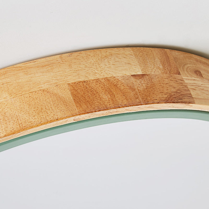 Round Shade 1-Light Flush Mount Moderne Einfache Art Flush Mount Deckenleuchten