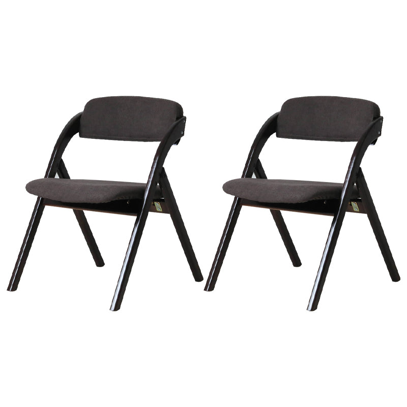Home Scandinavian Side Chair Upholstered Open Back Wood Folding Dining Room Chair