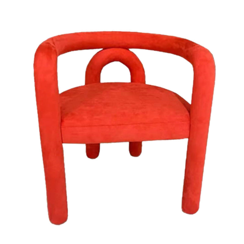 Glam Style Design Cashmere Chair Fork Bone Back Arm Kitchen Dining Chairs