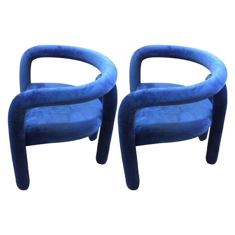 Glam Style Design Cashmere Chair Fork Bone Back Arm Kitchen Dining Chairs