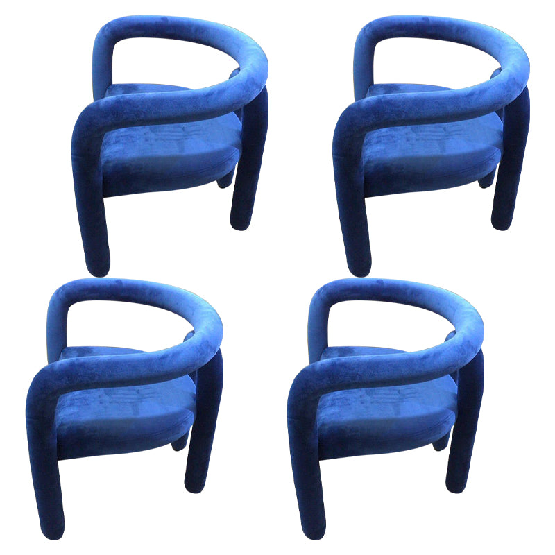 Glam Style Design Cashmere Chair Fork Bone Back Arm Kitchen Dining Chairs