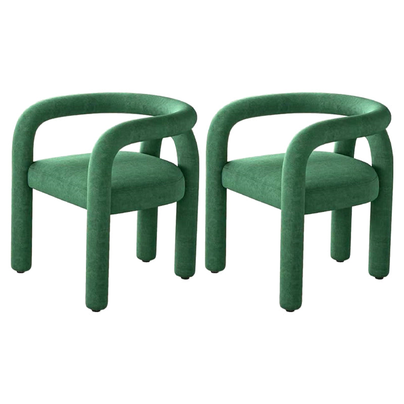 Glam Style Design Cashmere Chair Fork Bone Back Arm Kitchen Dining Chairs