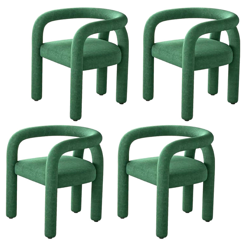 Glam Style Design Cashmere Chair Fork Bone Back Arm Kitchen Dining Chairs