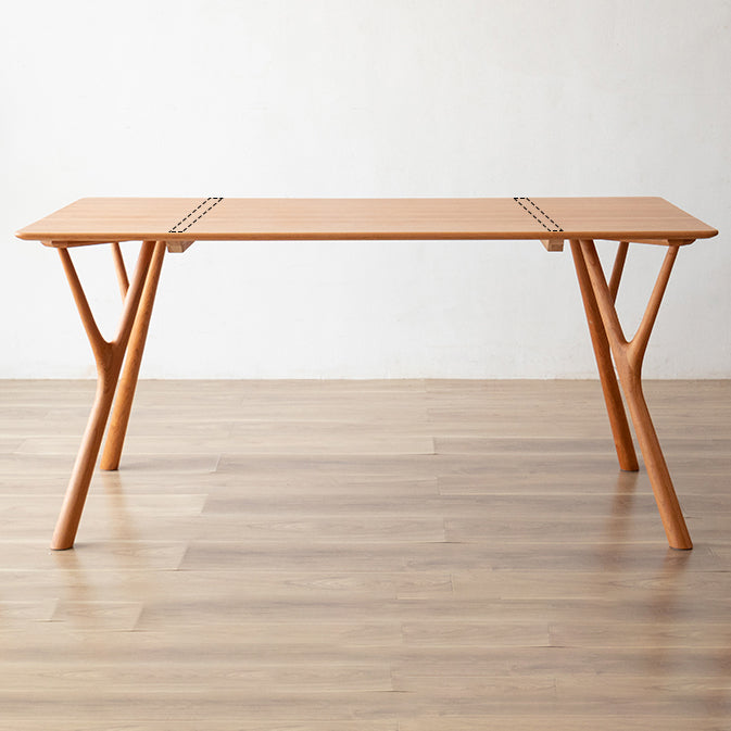 Moderner Stil Rechteck 4 Fuß Hausmöbel Massivholz Esszimmer Sammlung
