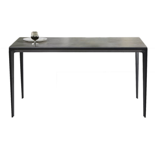 Industrial Standard Rectangle Dining Table Sintered Stone Top Dining Table for Kitchen