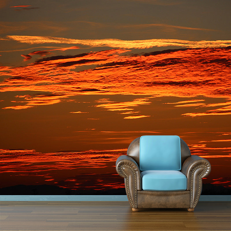 Customized Sky Landscapes Mural Wallpaper Horizontal Photography for Home