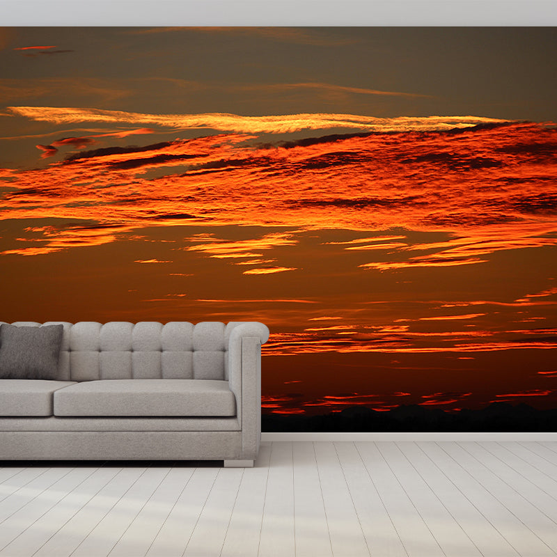 Customized Sky Landscapes Mural Wallpaper Horizontal Photography for Home