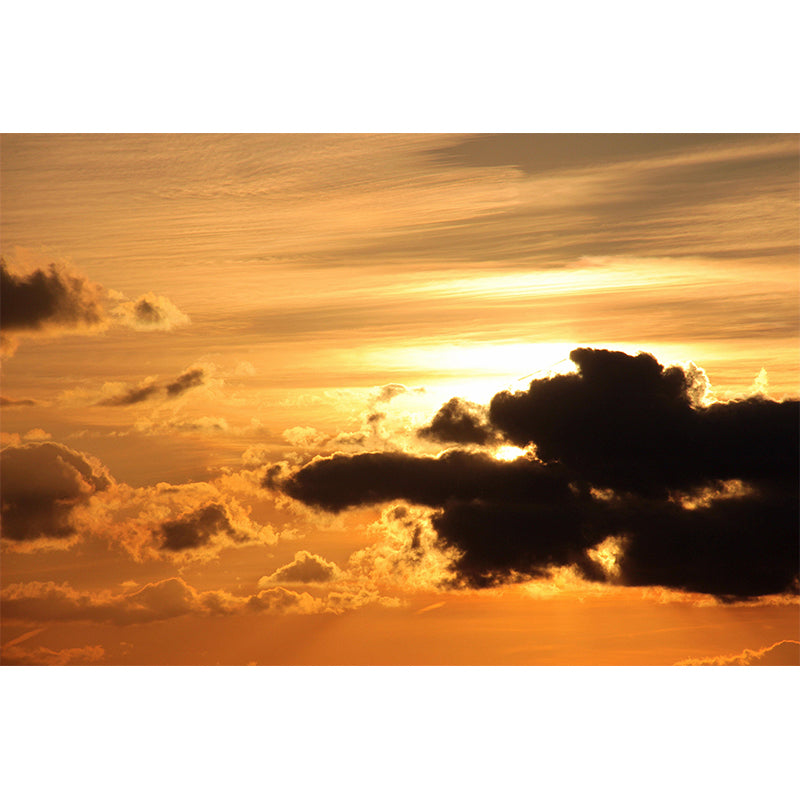 Modern Sky Landscapes Mural Environment Friendly Wall Art in Bright Color