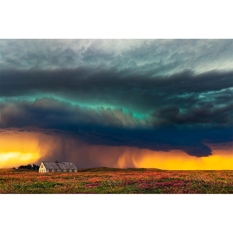 Customized Sky Landscapes Mural Wallpaper Horizontal Photography Home Decor for Home