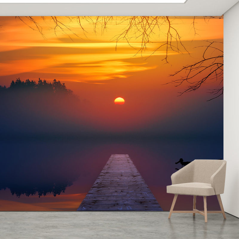Modern Sky Landscapes Mural Environment Friendly Wall Art for Home Decor