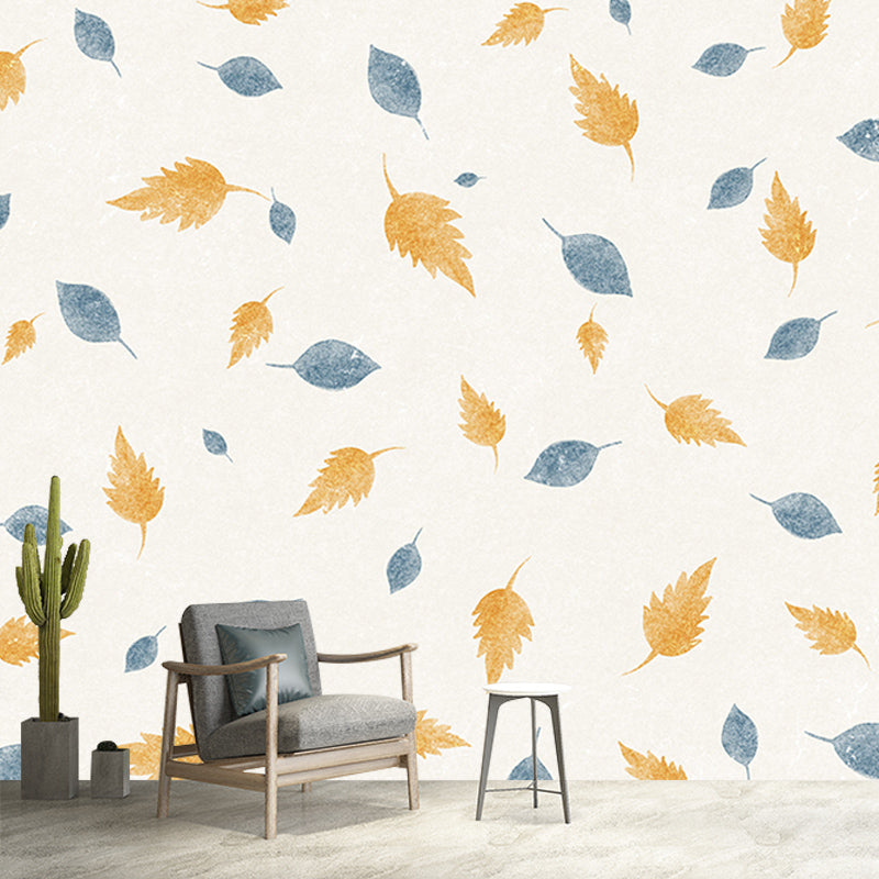 Customized Various Plants Mural Horizontal Illustration for Sleeping Room