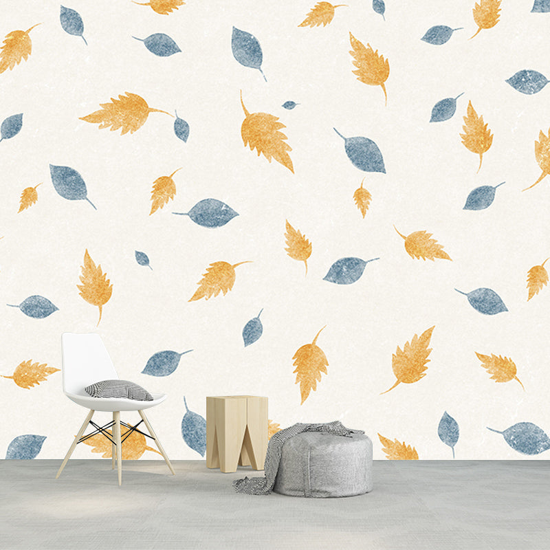 Customized Various Plants Mural Horizontal Illustration for Sleeping Room