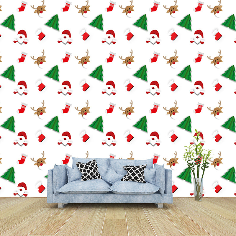 Tree Mural Contemporary Illustration for Dining Room Decoration