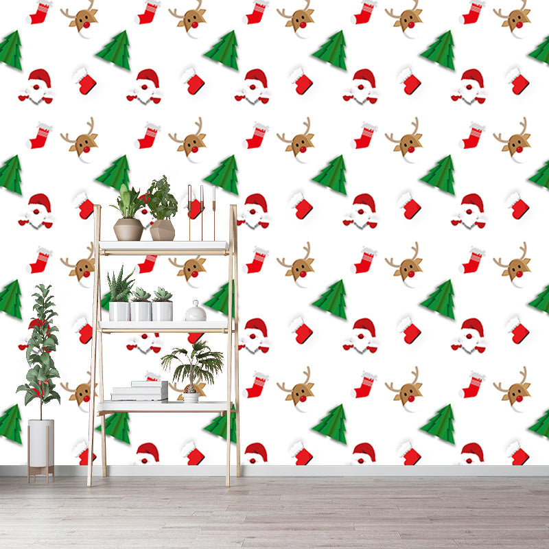 Tree Mural Contemporary Illustration for Dining Room Decoration