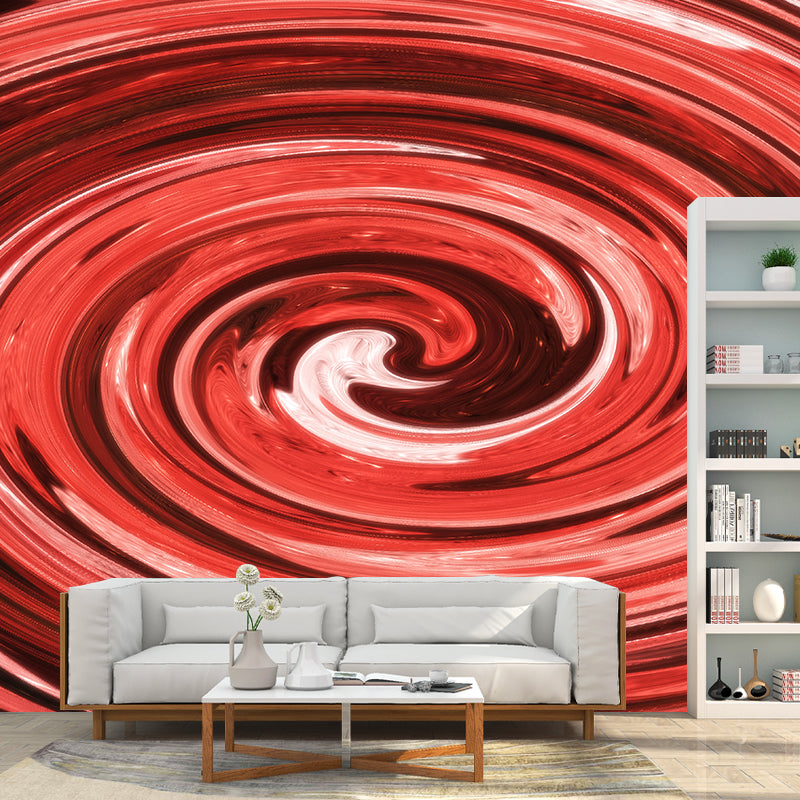 Abstract Swirl Stain-Resistant Wall Mural Contemporary Wall Art for Living Room