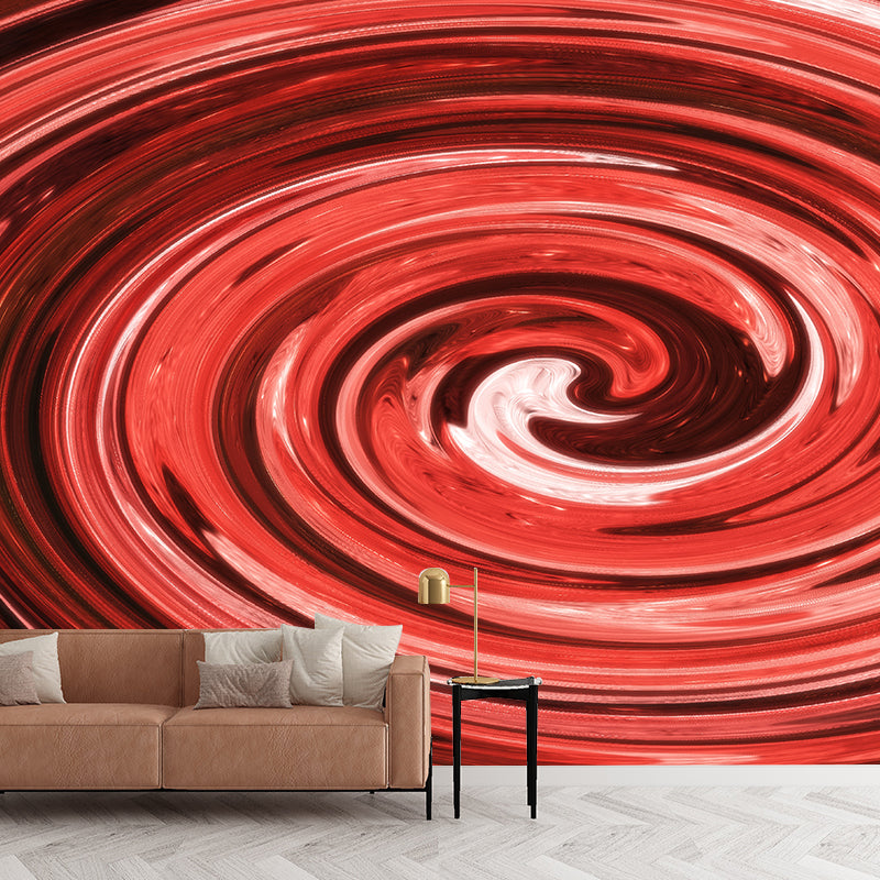 Abstract Swirl Stain-Resistant Wall Mural Contemporary Wall Art for Living Room