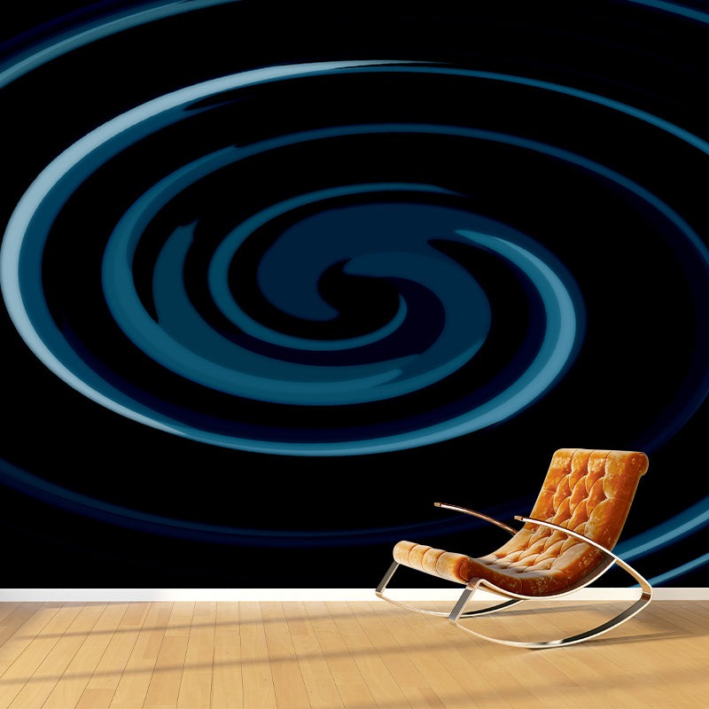 Abstract Swirl Stain-Resistant Wall Mural Contemporary Wall Art for Living Room